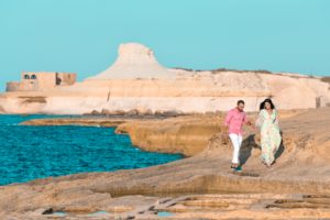 Xwejni Salt Pans, Qbajjar Bay, Zebbug, Gozo, Malta