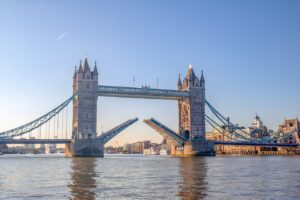 Tower Bridge in London, UK