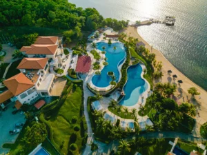 Birds eye view of Pristine Bay Resort